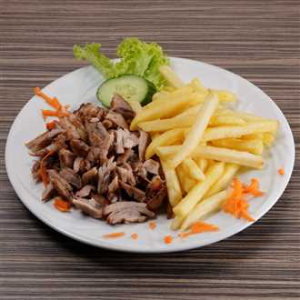 Gyros mit Pommes Frittes
